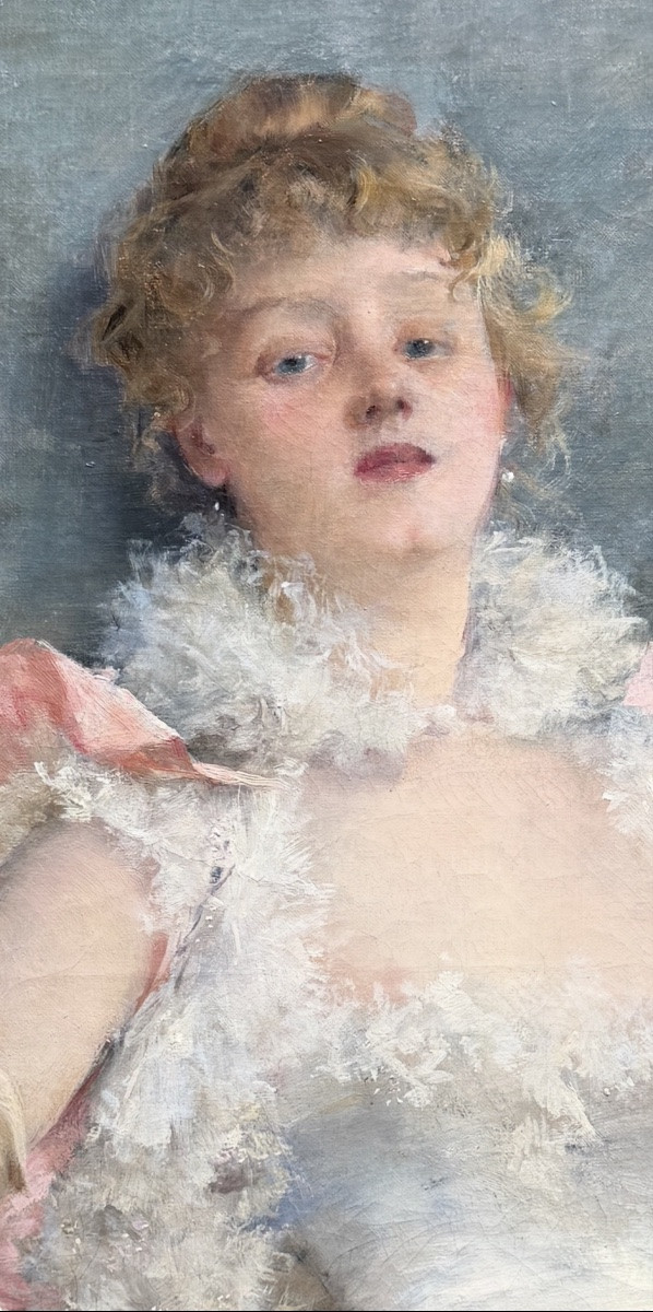  Marie F&eacute;lix Hippolyte-Lucas (1854 &ndash; 1925) Apr&egrave;s le Bal, circa 1890-photo-4