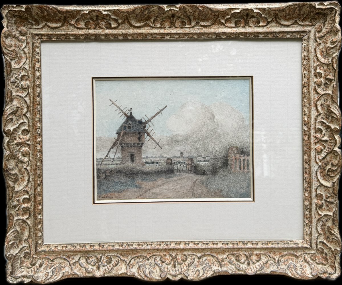 Ferdinand Loyen du Puigaudeau (1864-1930) - Les moulins de Guérande-photo-2