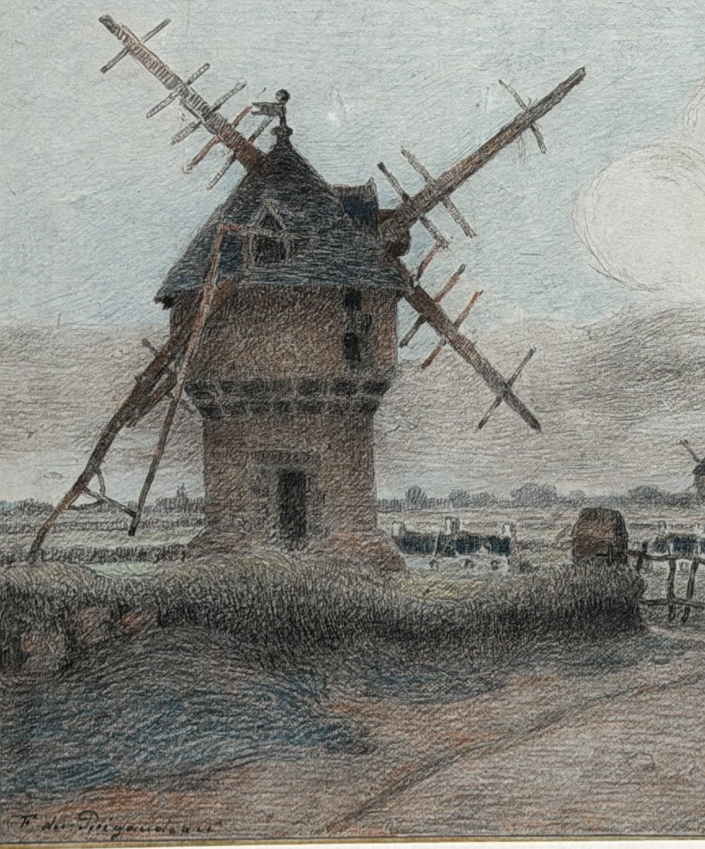 Ferdinand Loyen du Puigaudeau (1864-1930) - Les moulins de Guérande-photo-3