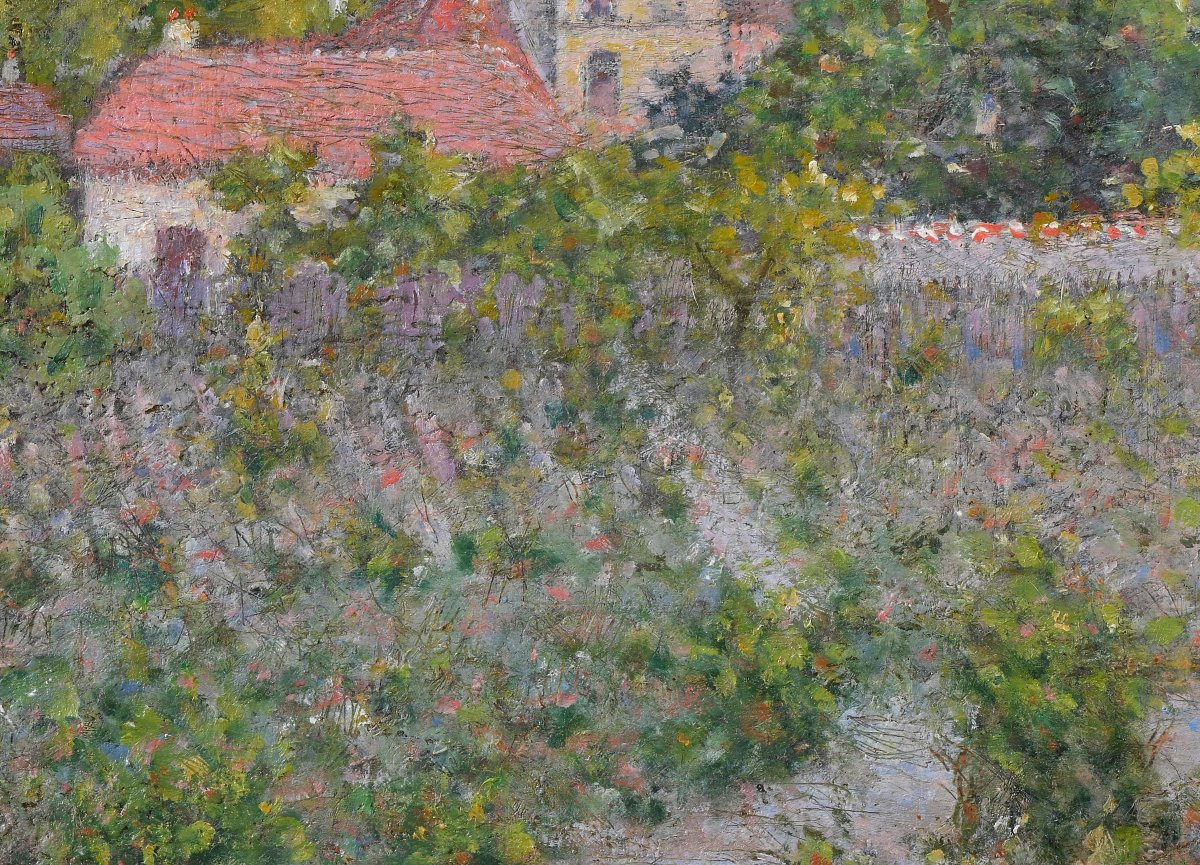 Honoré Auclair Gleizes (1855-1920) - Mont Valérien As Seen From Courbevoie, 1901-photo-3