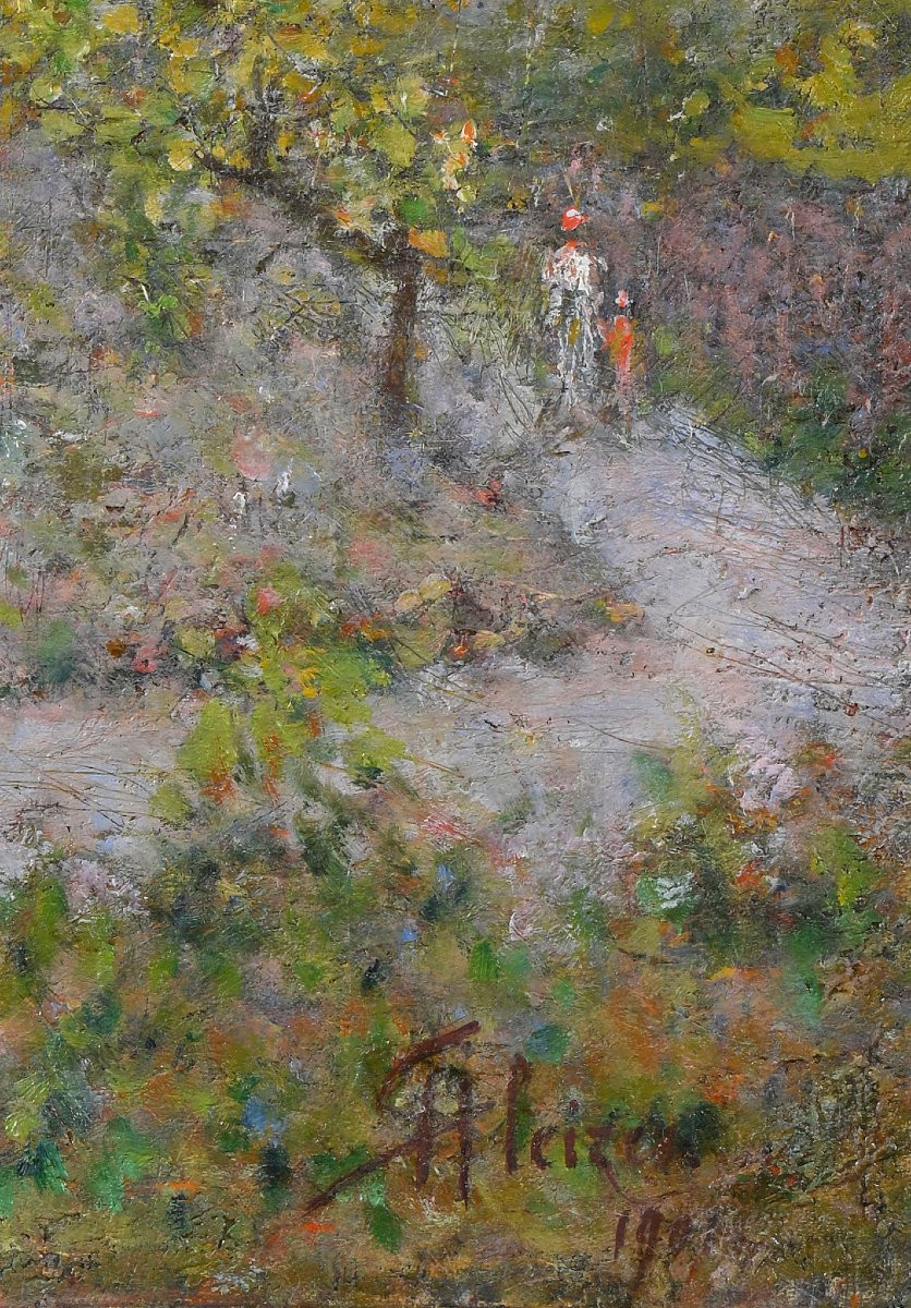 Honoré Auclair Gleizes (1855-1920) - Mont Valérien As Seen From Courbevoie, 1901-photo-1