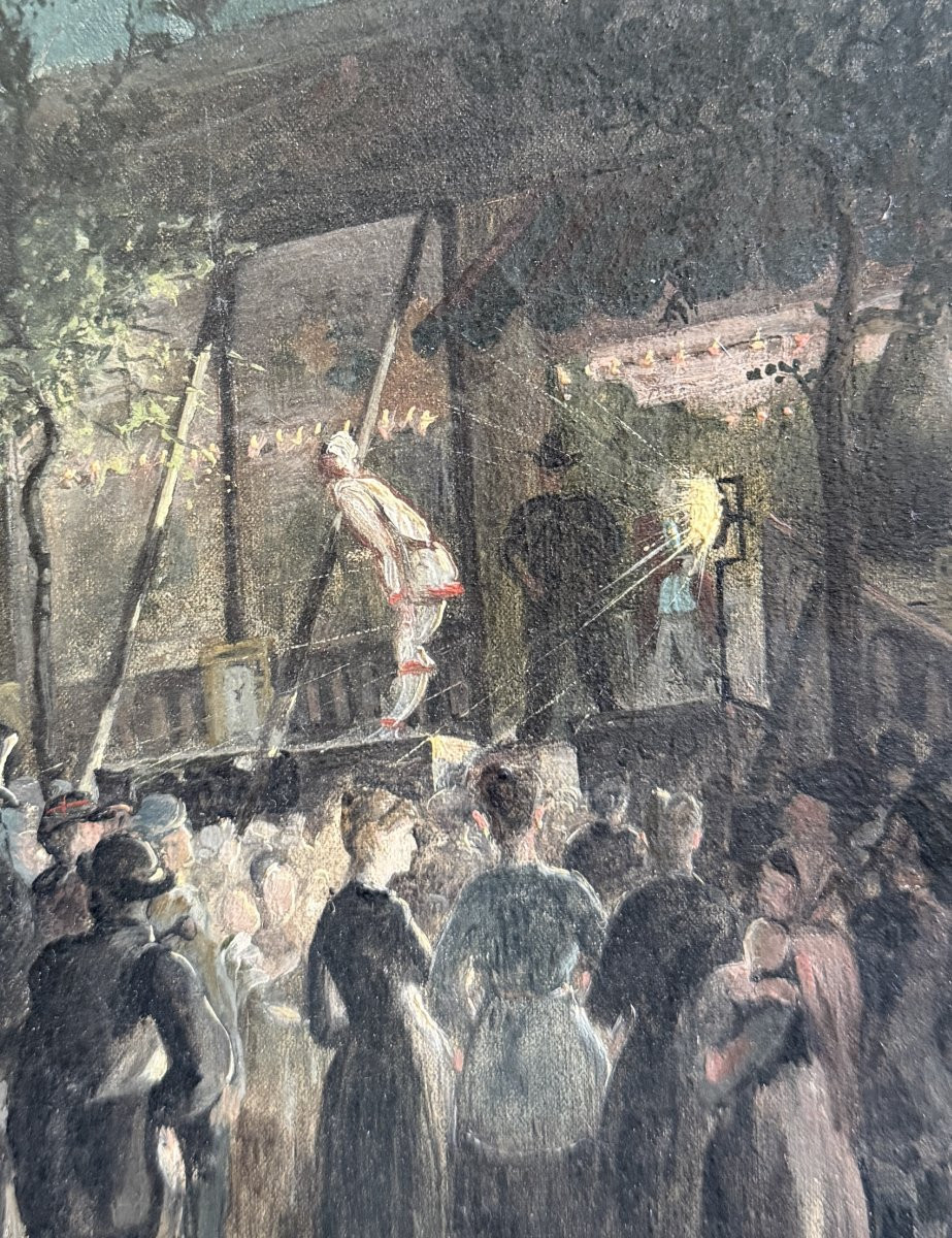 Ecole Française Impressionniste - Paris, Denfert Rochereau, The Lion Of Belfort Festival, 1885-photo-2