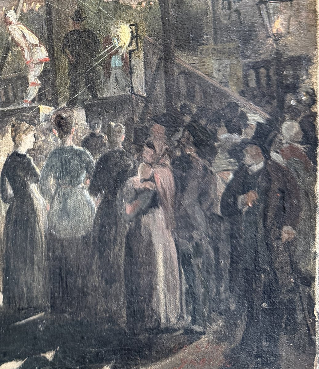 Ecole Française Impressionniste - Paris, Denfert Rochereau, The Lion Of Belfort Festival, 1885-photo-3