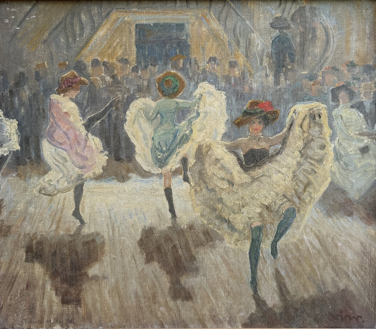Johannes Wilhjelm (1868-1938) - Le Bal Tabarin, 1909 - Peintre Danois-photo-2