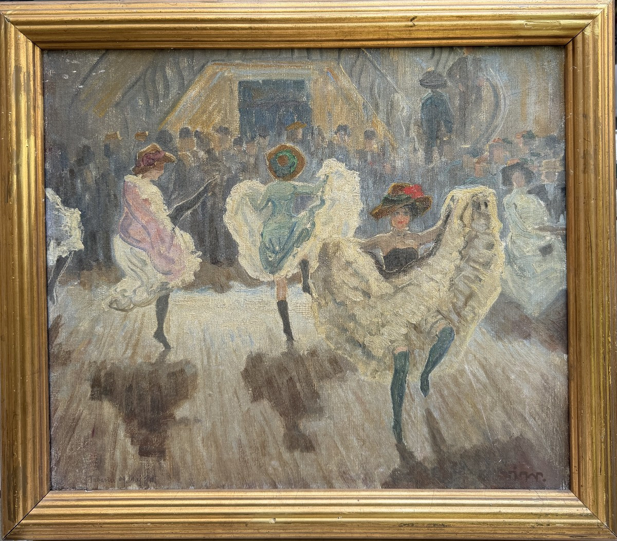 Johannes Wilhjelm (1868-1938) - Le Bal Tabarin, 1909 - Peintre Danois