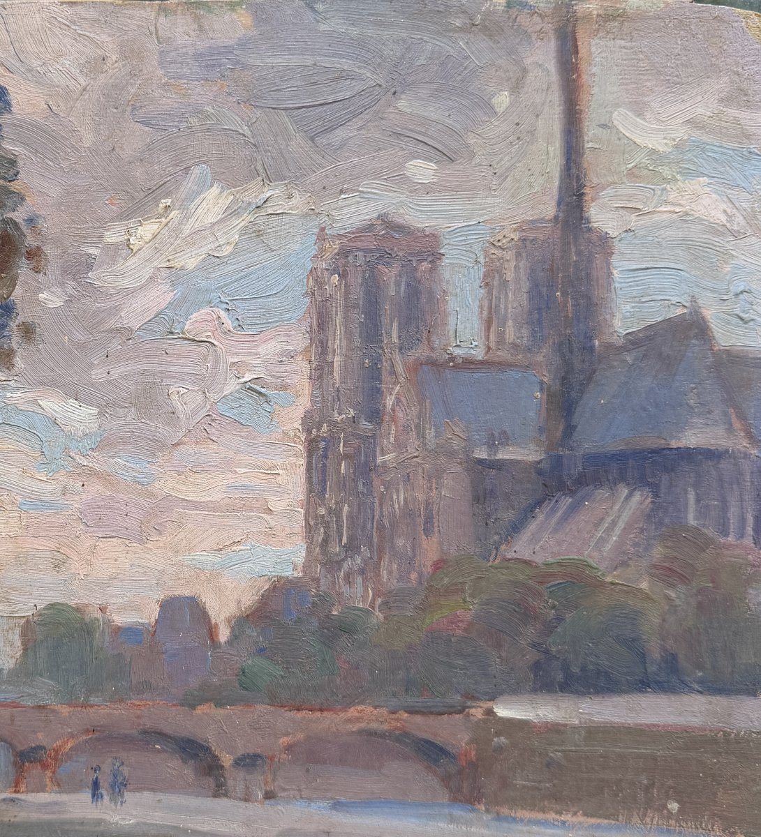 Jean Germain Jacob (1900–1972) – Paris, Notre Dame De Paris, Circa 1920-photo-3