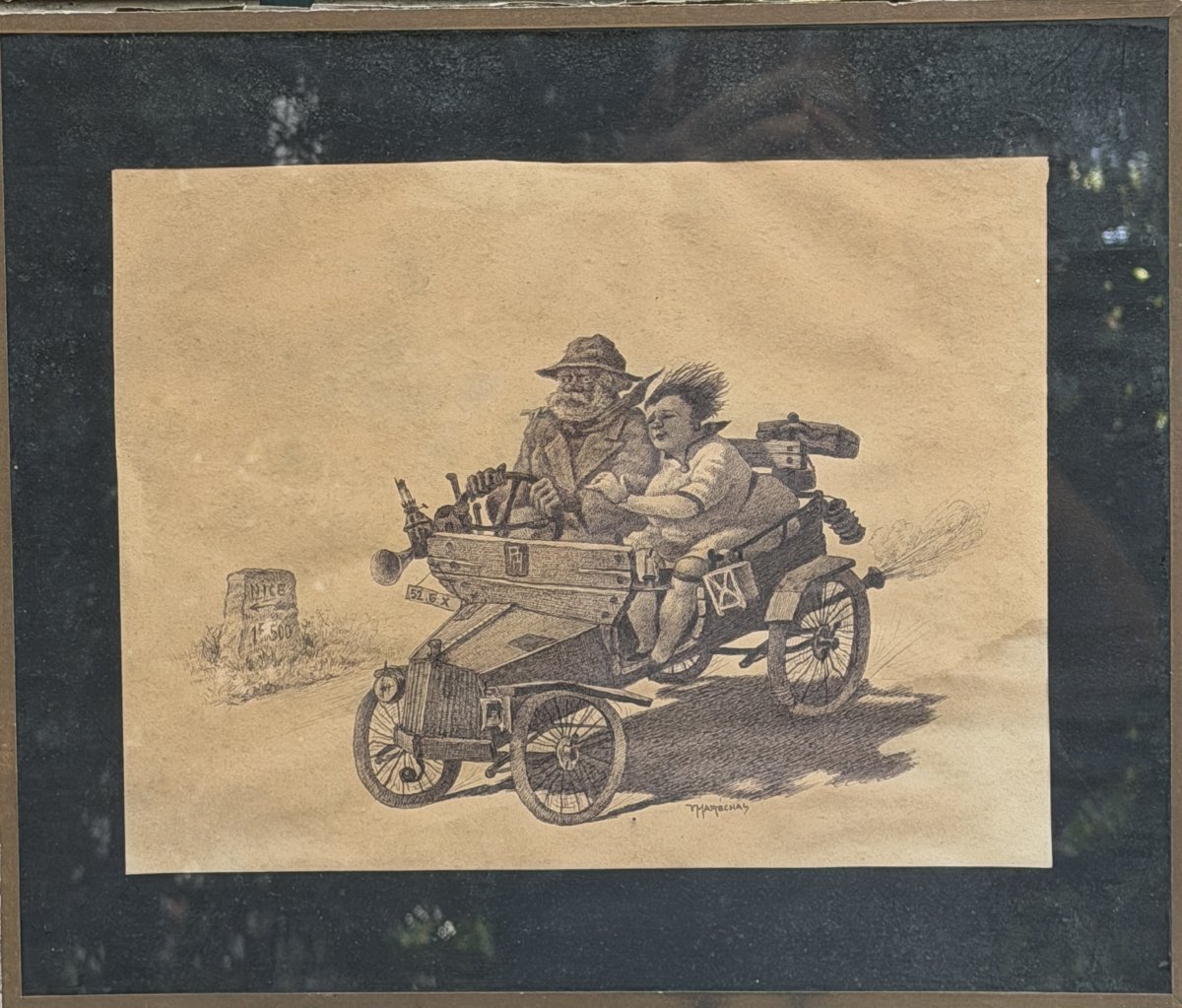 V. Marechal (XIX-XX) - En route pour Nice, circa 1910
