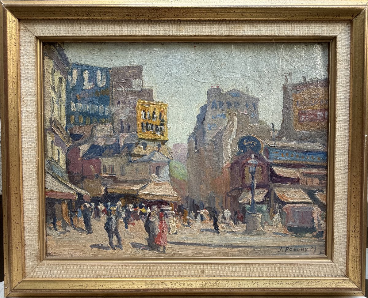 20th-century French School - View Of Paris, 1929 - Signed-photo-2