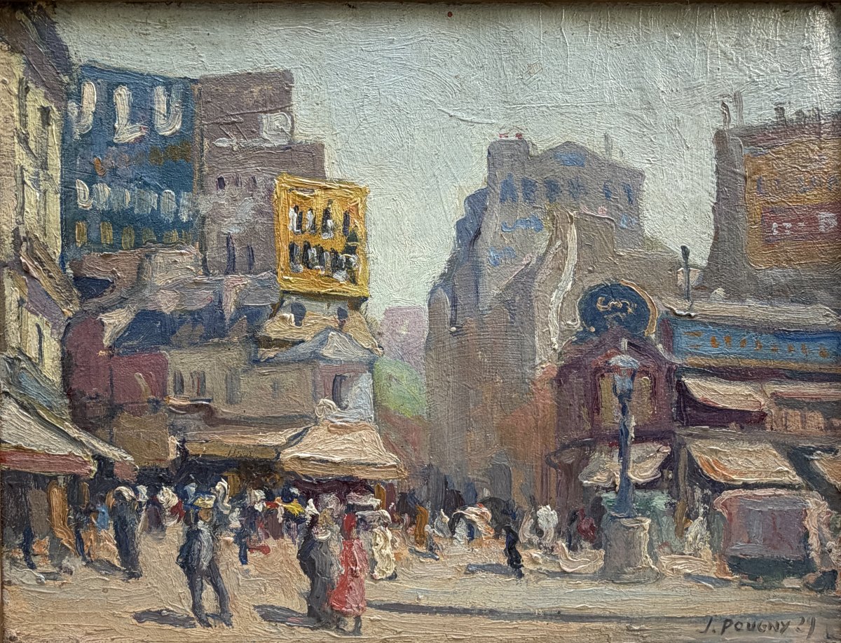 20th-century French School - View Of Paris, 1929 - Signed
