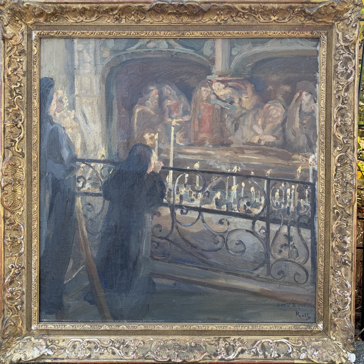 Alfred Roll (1846-1919) - Dévotion, circa 1910