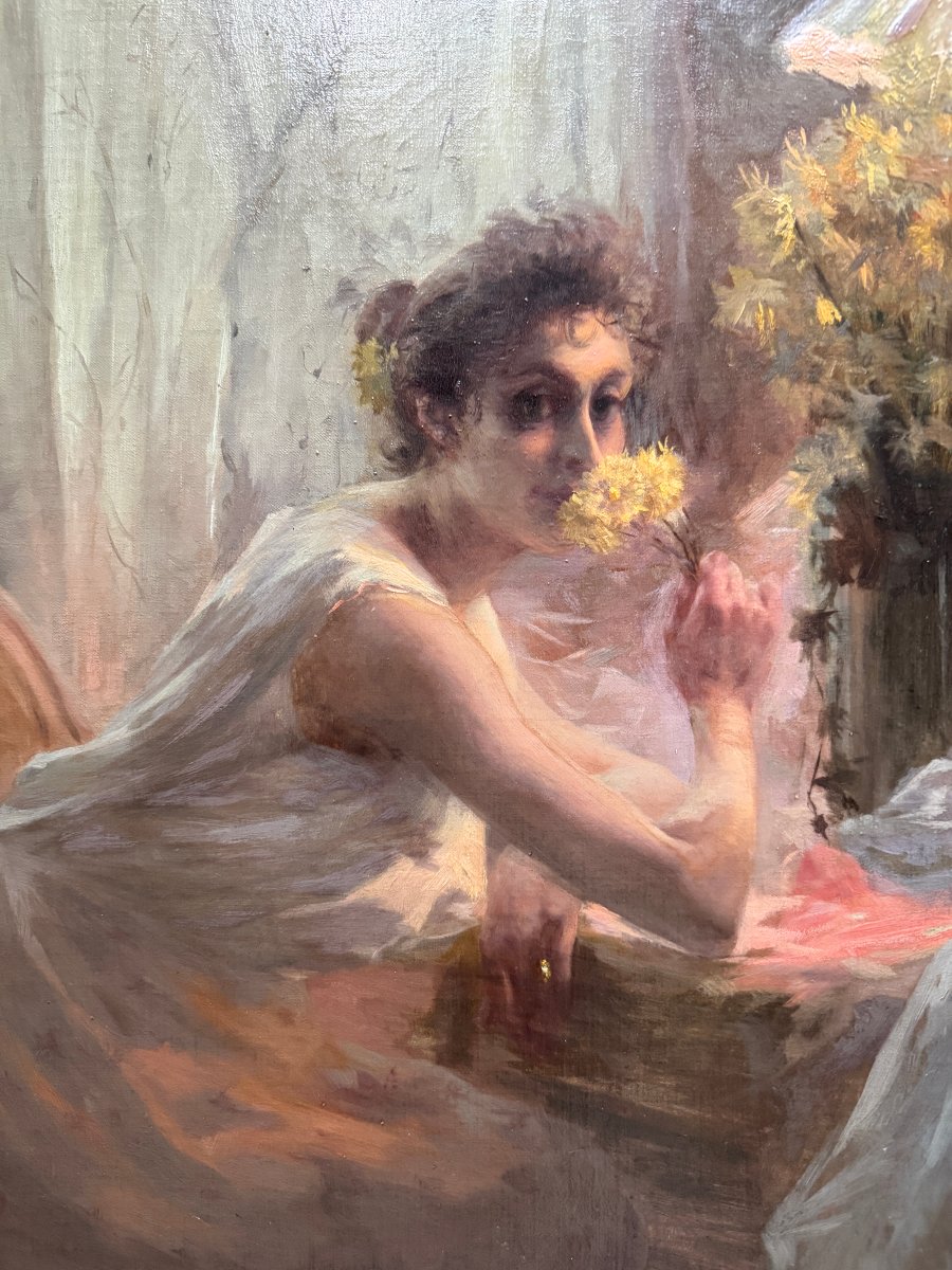 Albert Bréauté (1854–1941) — Painting *after The Ball*, 1894-photo-3