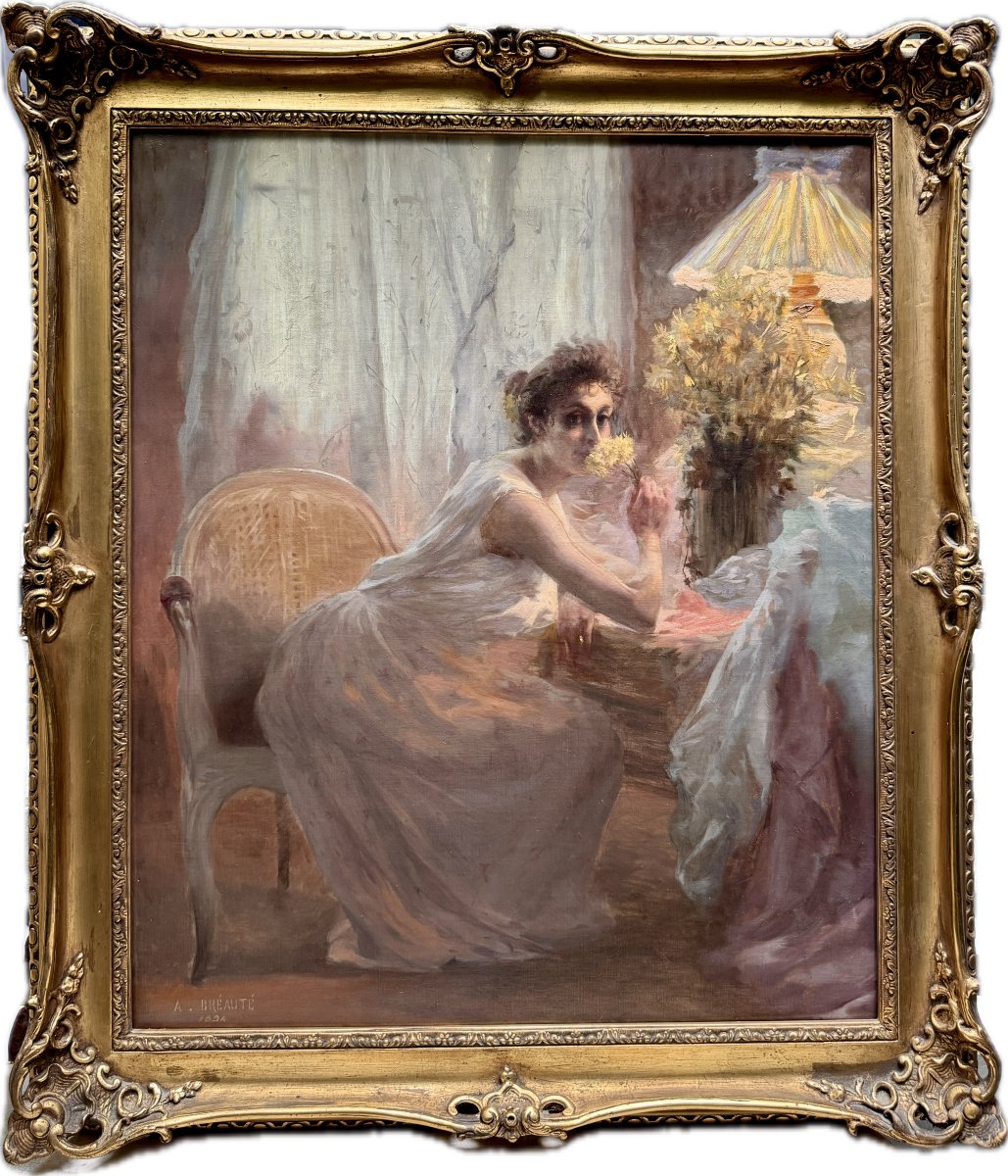 Albert Bréauté (1854–1941) — Painting *after The Ball*, 1894-photo-2