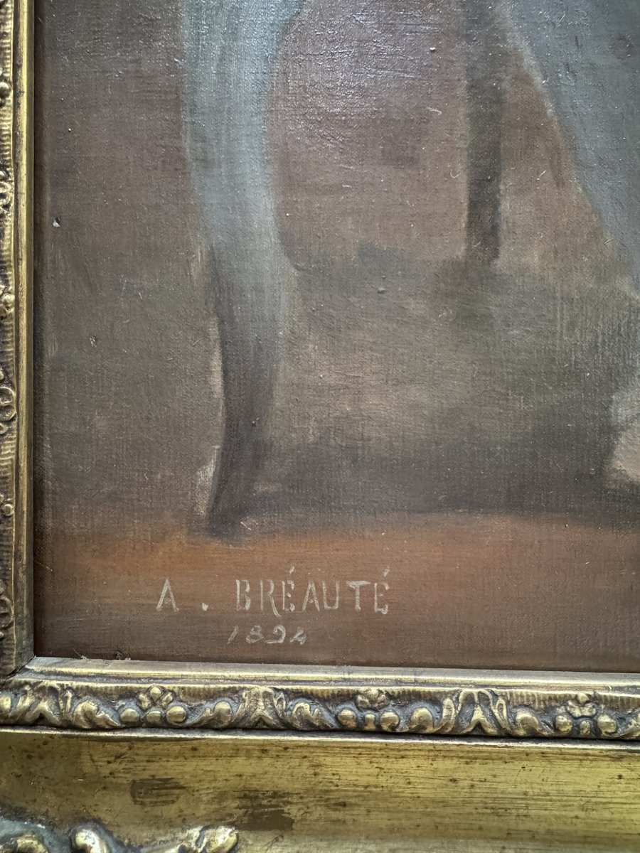 Albert Bréauté (1854–1941) — Painting *after The Ball*, 1894-photo-1