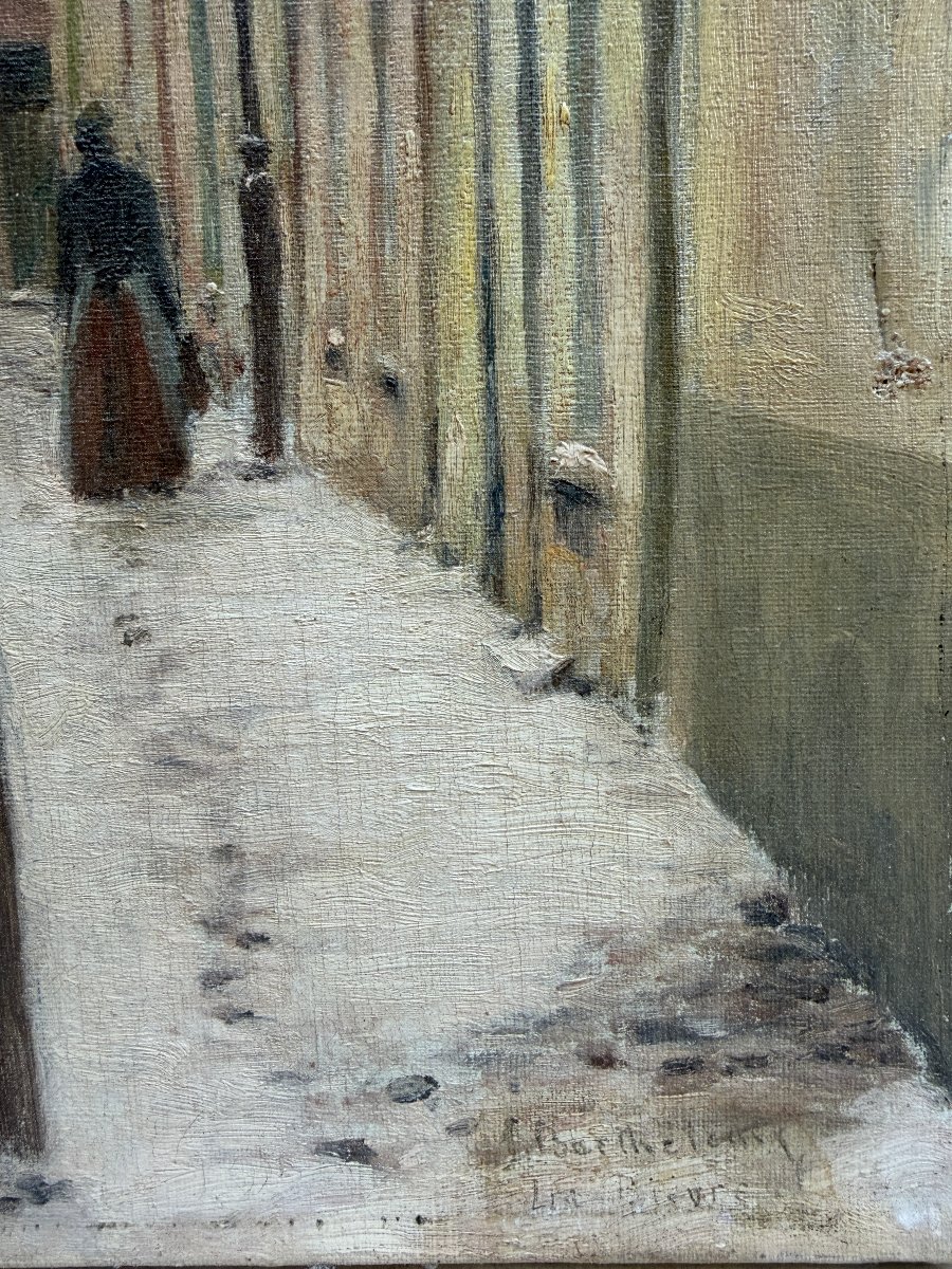 L. Barthelemy (XIX-XX) - Tableau Paris disparu - La Bièvre, circa 1890-photo-4