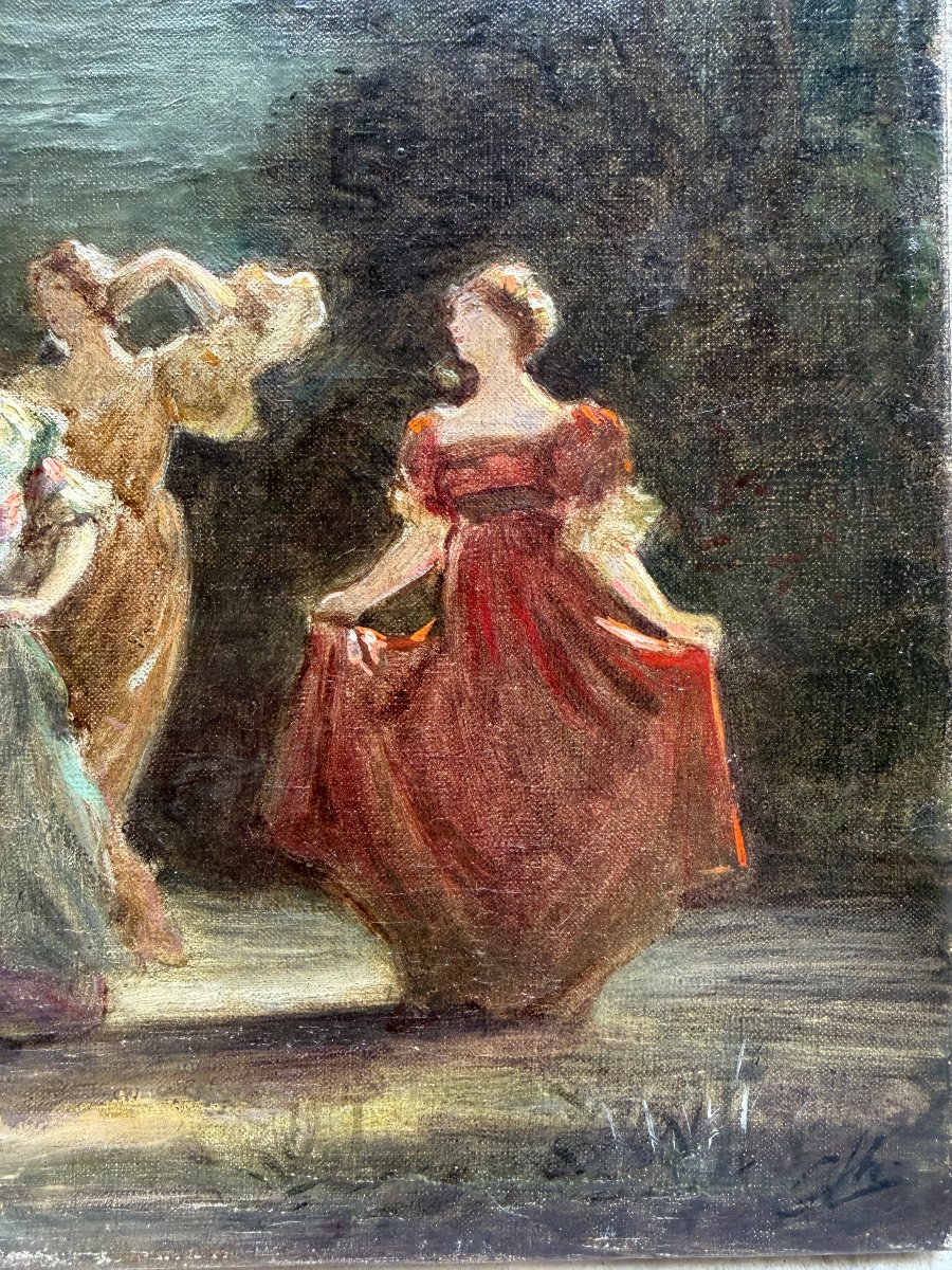 Jules Cheret (1836–1932) — Painting *the Spirit Of Dance*, A Tribute To Carpeaux -photo-3