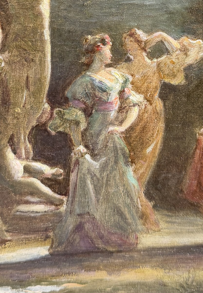 Jules Cheret (1836–1932) — Painting *the Spirit Of Dance*, A Tribute To Carpeaux -photo-4