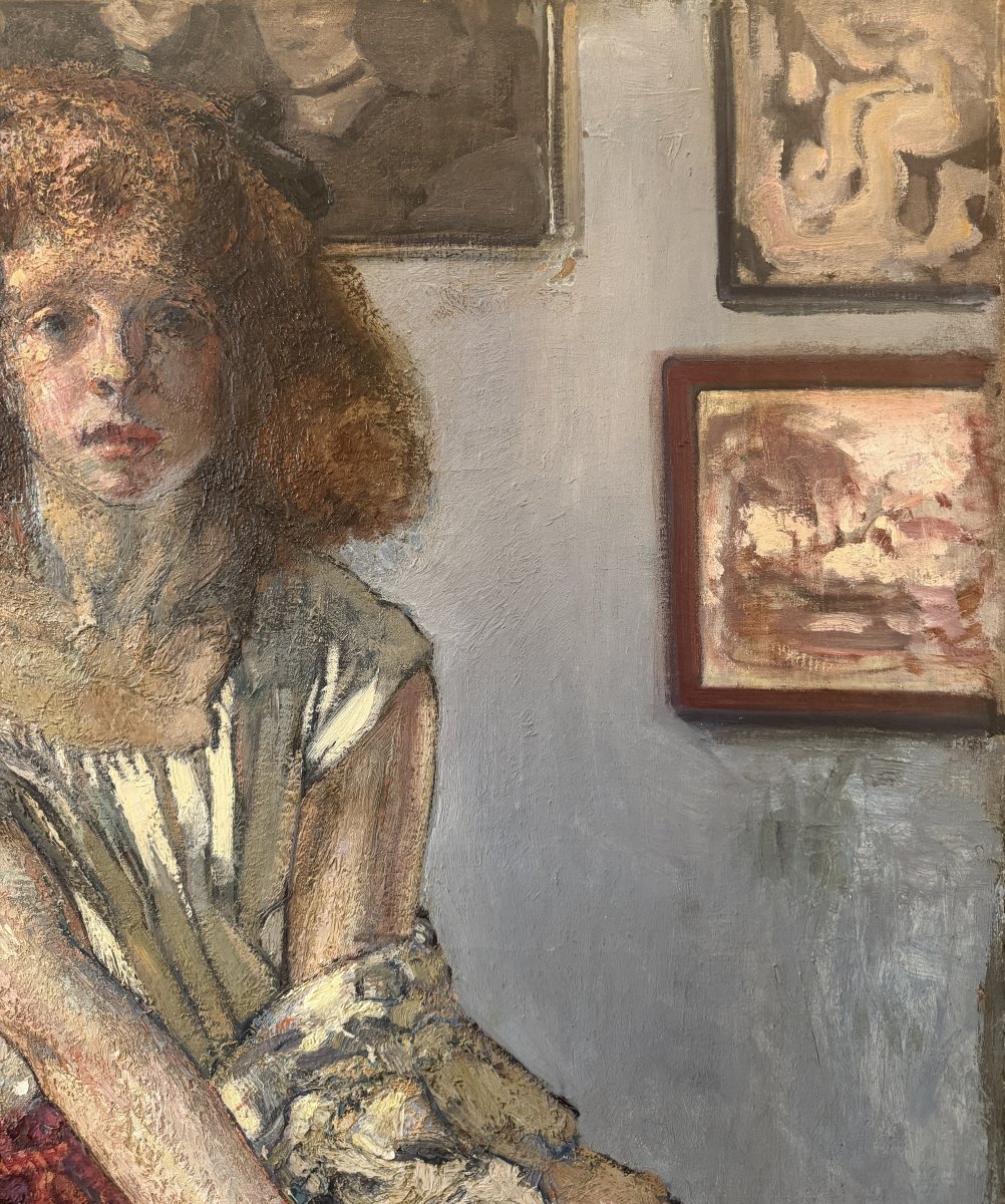 Harry Bloomfield (1883–1941) - Tableau La femme rousse dans l’atelier, vers 1907-photo-2