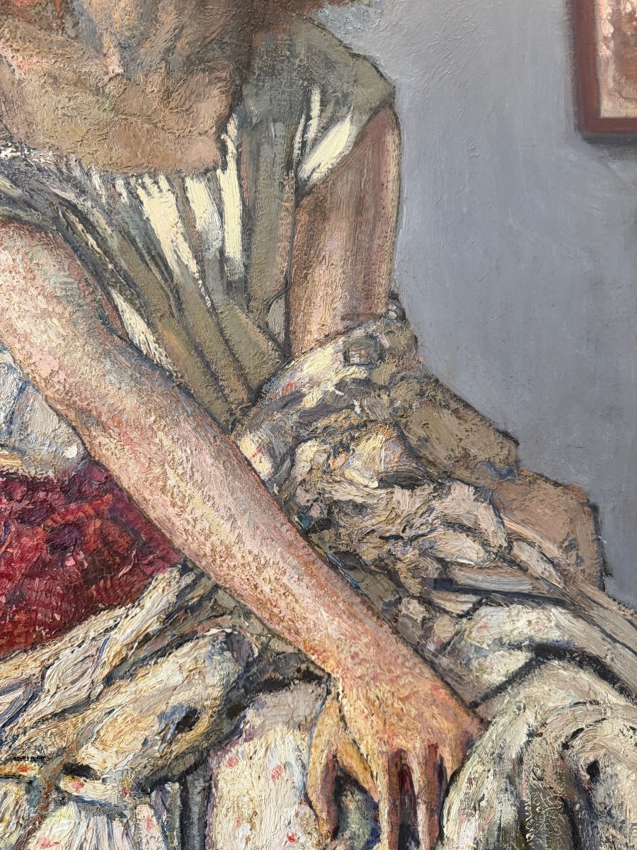 Harry Bloomfield (1883–1941) - Tableau La femme rousse dans l’atelier, vers 1907-photo-3
