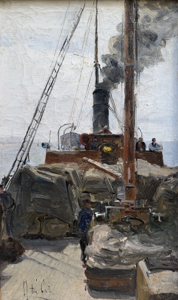 Siebe Johannes Ten Cate (1858–1908) On The Steamboat, Circa 1880