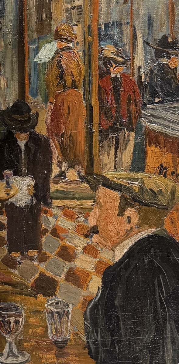 Raymond Besse (1899-1969) Paris, bistro à montmartre, 1925-photo-3