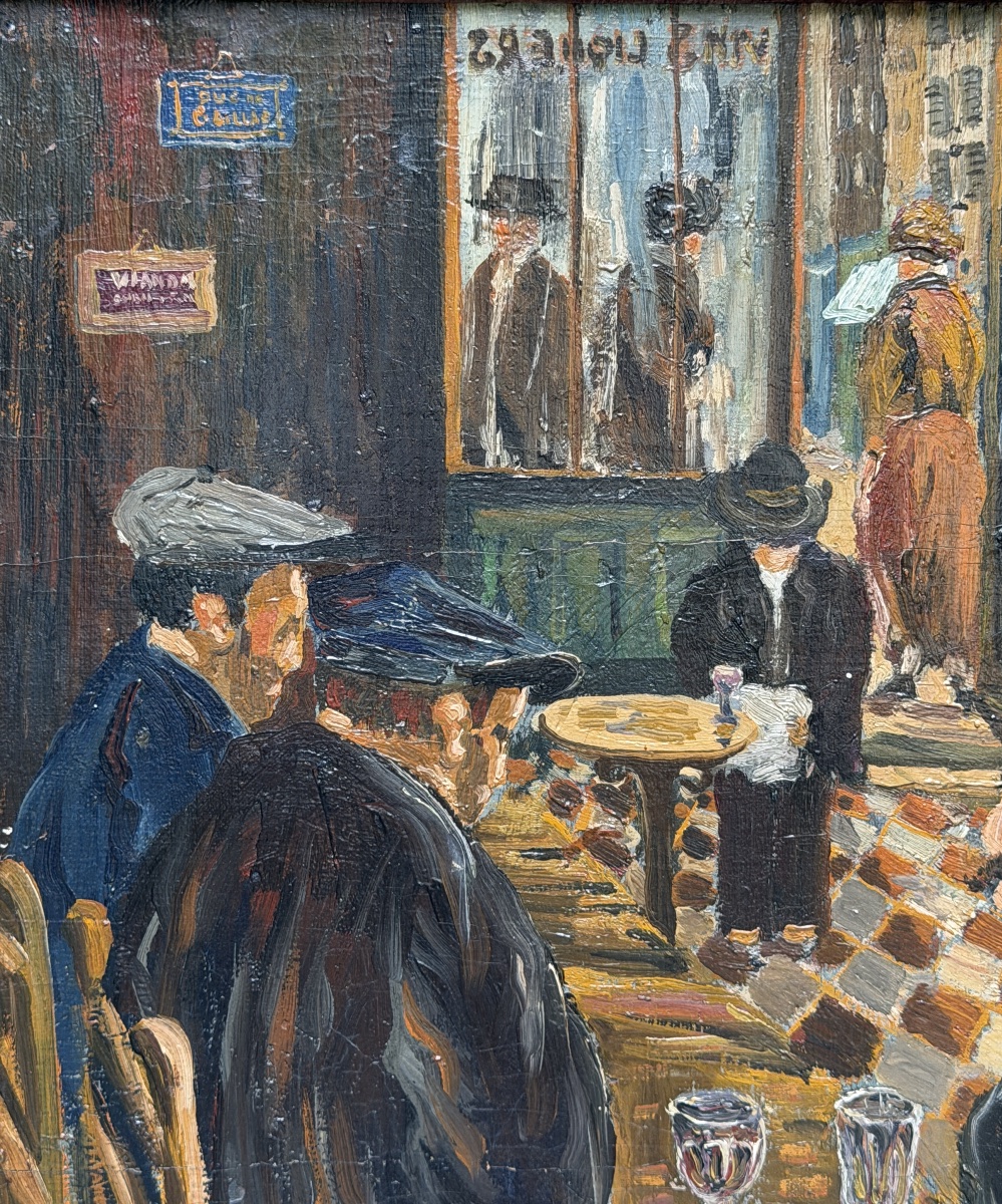 Raymond Besse (1899-1969) Paris, bistro à montmartre, 1925-photo-2