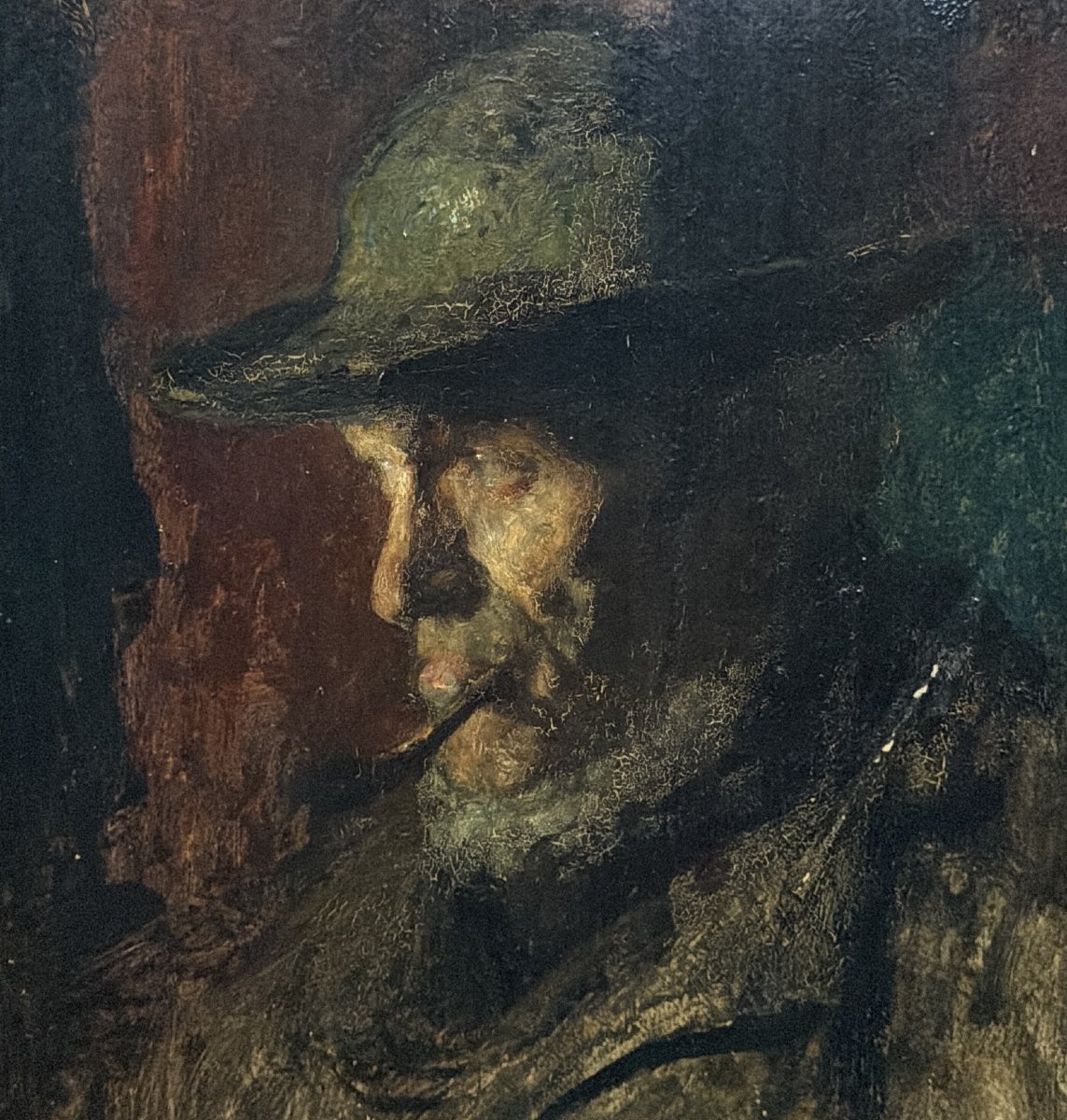 Louis-marie Désiré-lucas (1869–1949) — Brittany, The Fisherman, Portrait, Circa 1900-photo-4