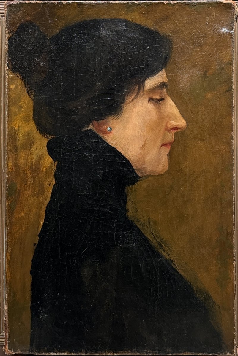 Georges Bottini (1874-1907) - Portrait de madame Gaucher, circa 1895