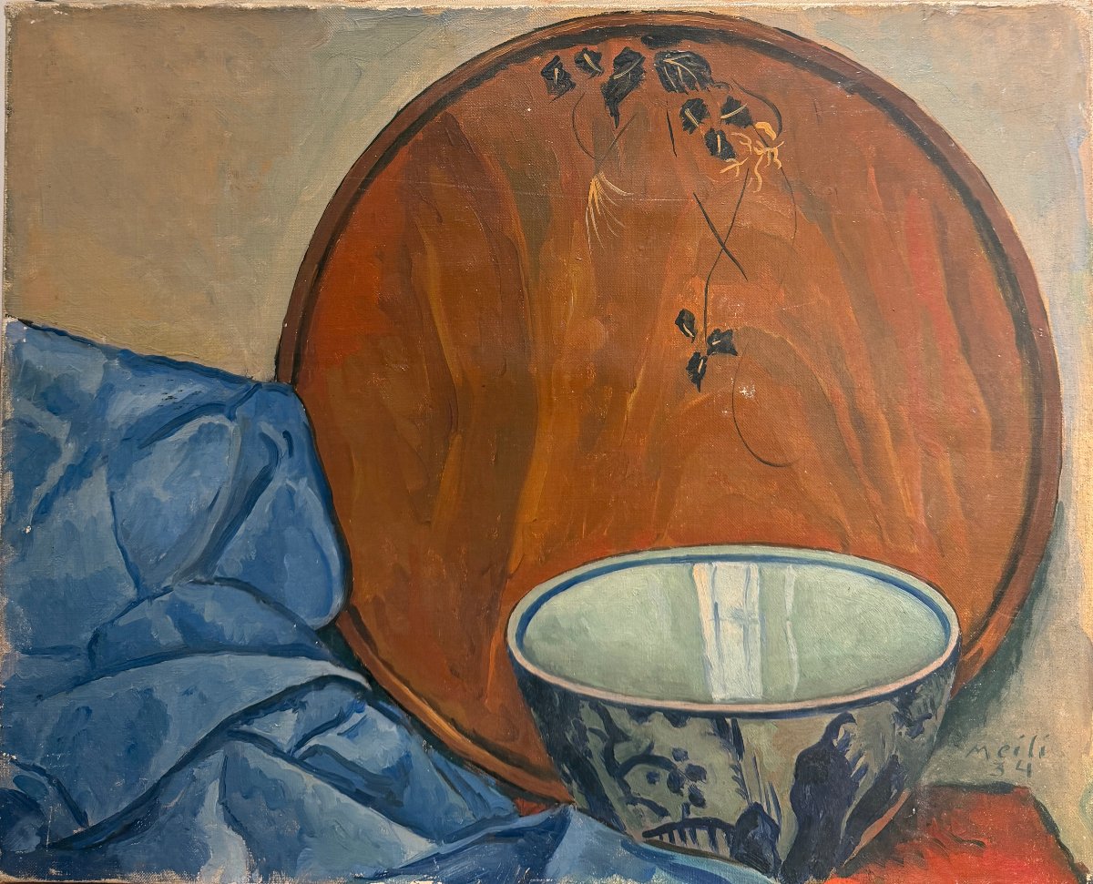 Conrad Meili (1895–1969) — Still Life, The Round Tray, 1934