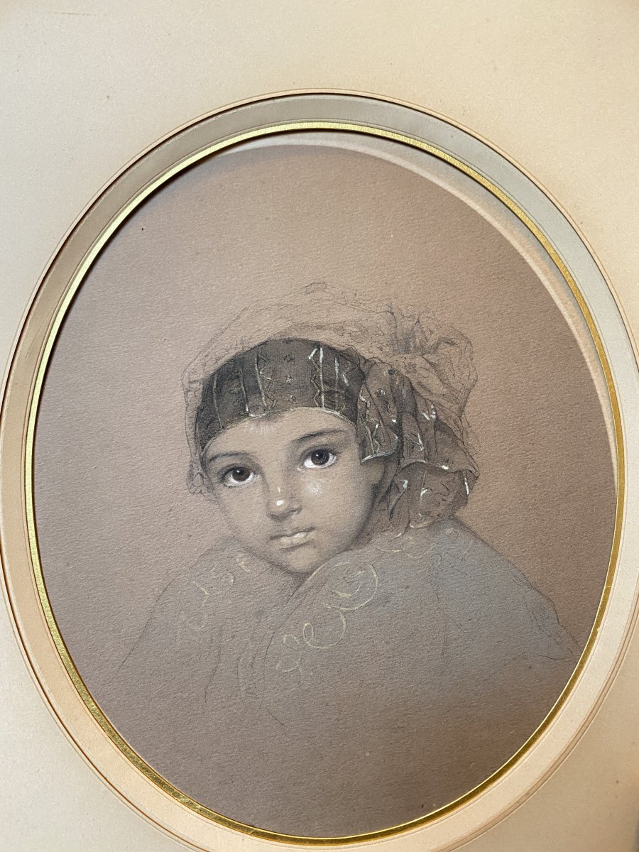 19th Orientalist Portrait, Girl
