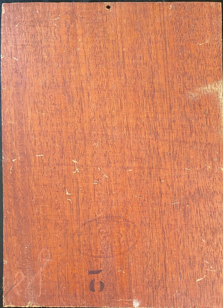 Ecole Impressionniste - Jeune Femme Blonde En Buste Vers 1900 - Monogrammé-photo-2