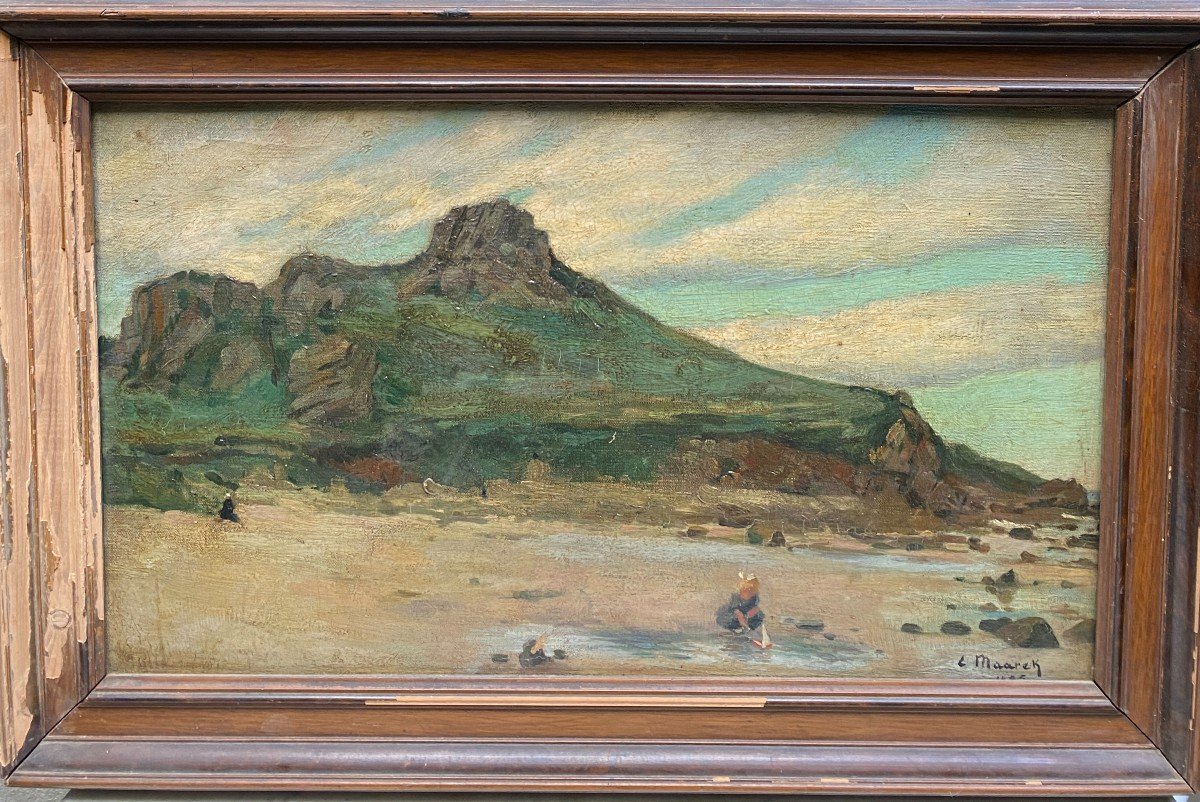 Maarek (ecole Française Ou Ecole De Paris) - Bretagne, Jeux d'Enfants,  Tableau Breton, 1925