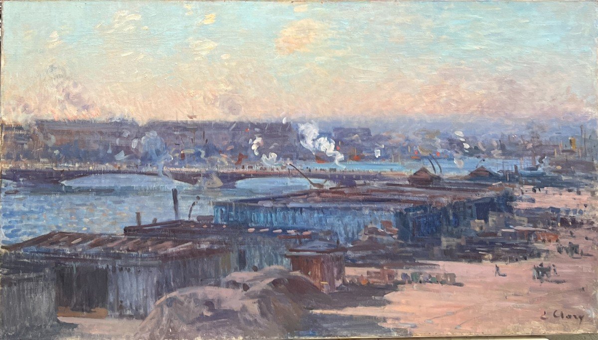 Eugène Clary (1856-1929) - The Port Of Rouen, Circa 1900