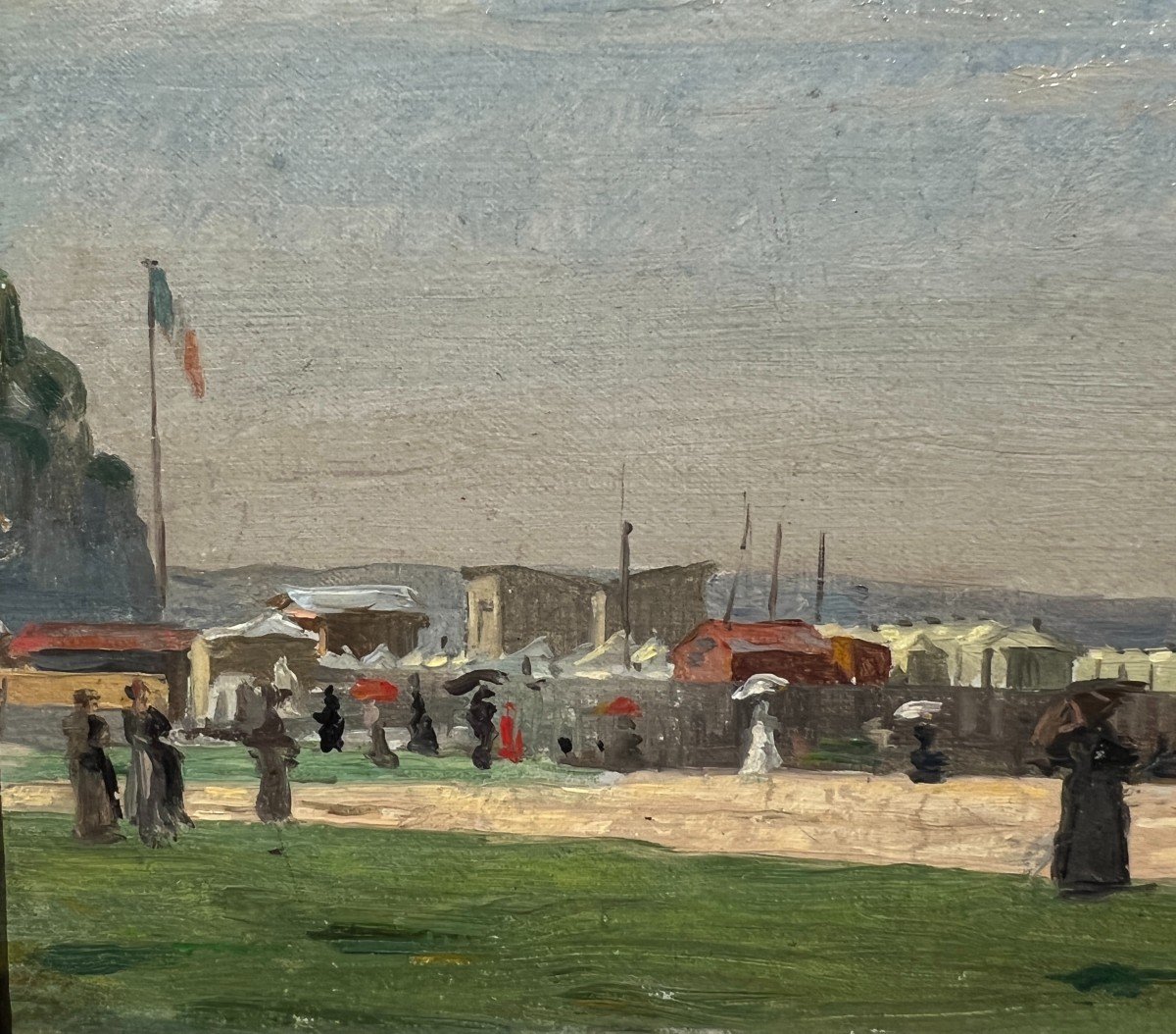 Ludovic Alleaume (1859-1941) - La Plage De Dieppe, Circa 1890-photo-4