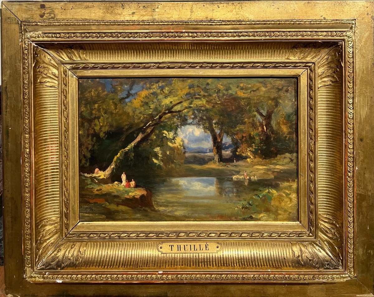 Pierre Thuilllier (1799-1858) - Pastorale, Circa 1840