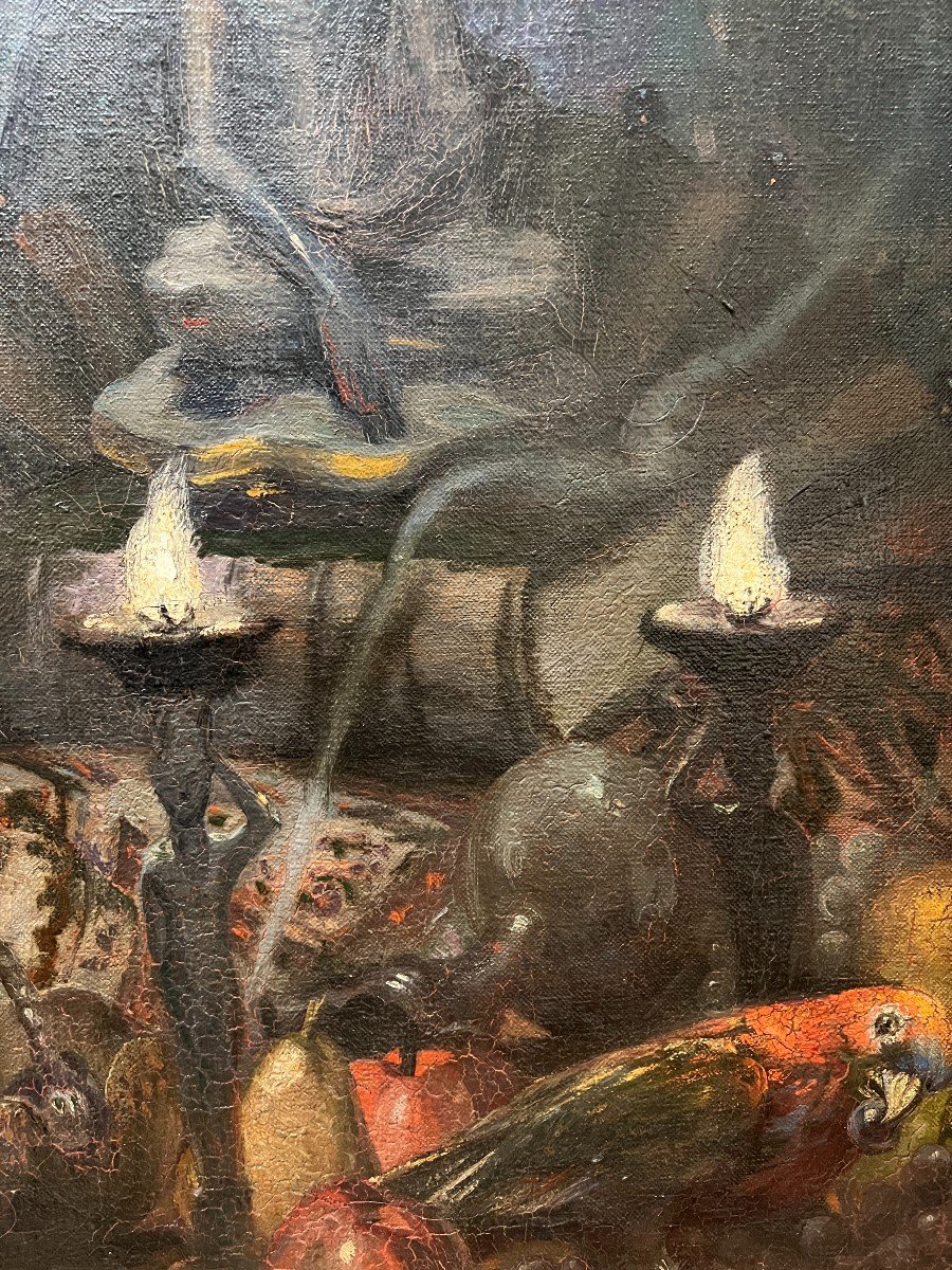 Charles Wellens (1889-1958) - Nature Morte ésotérique, Circa 1920-photo-3