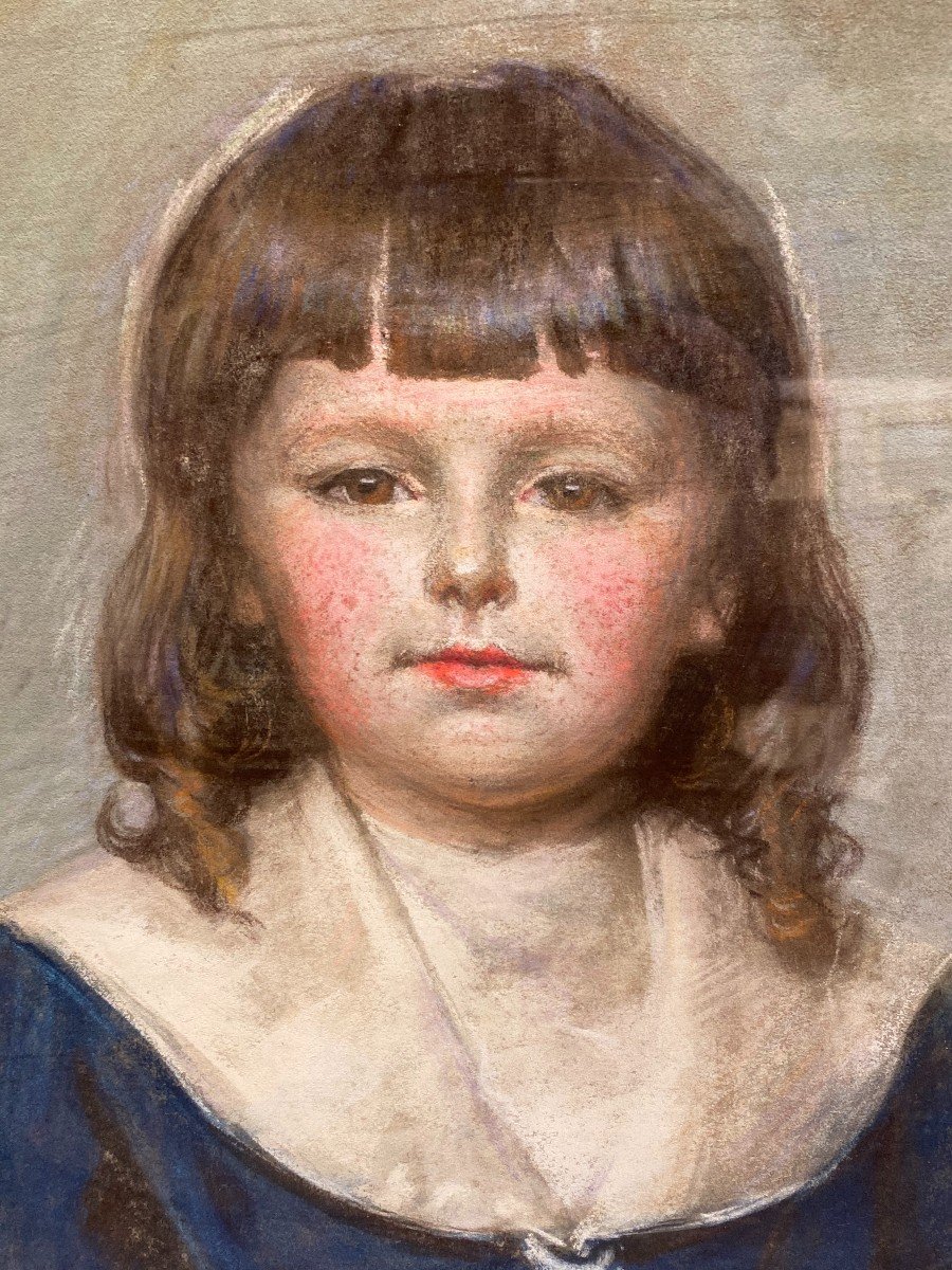 Jules-alexandre Grün (1868-1938) Portrait Du Petit Robert, 1897-photo-1