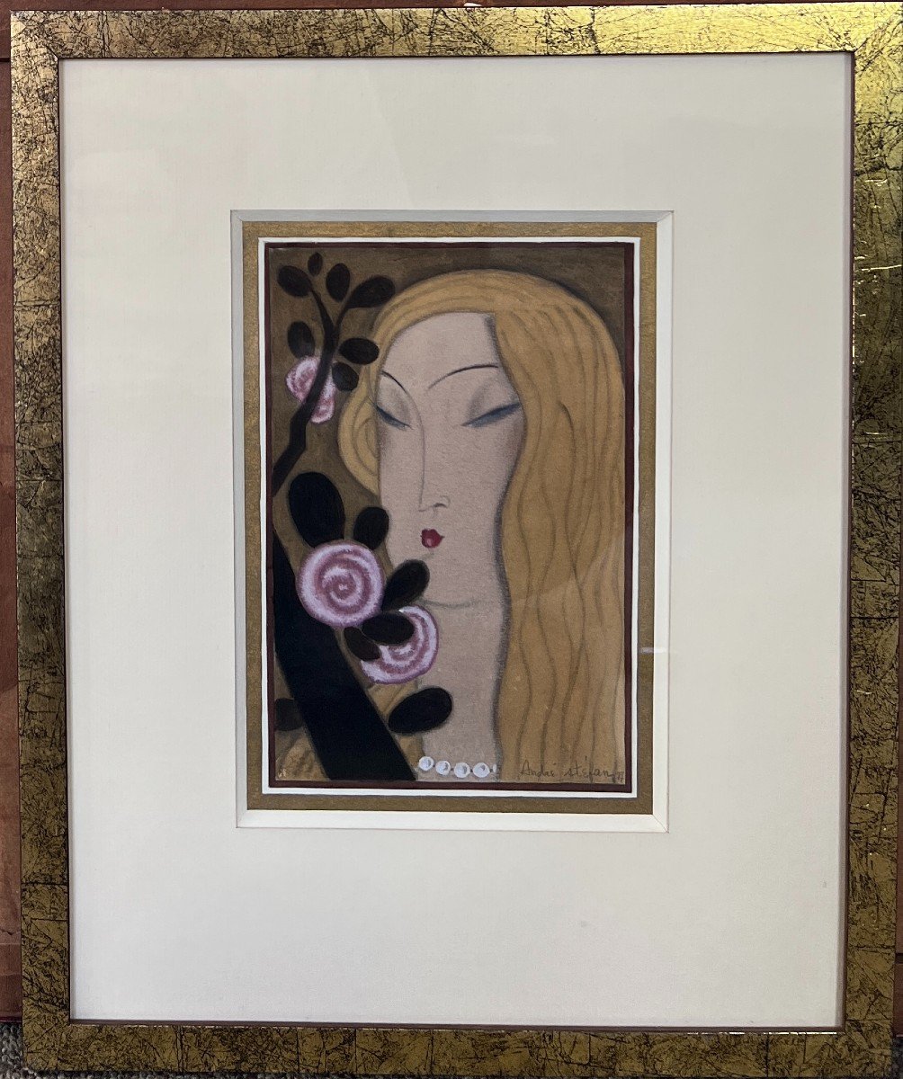 André Giesecke (1887-1975) Dit André Stéfan - Elégante Art Déco, 1927-photo-2