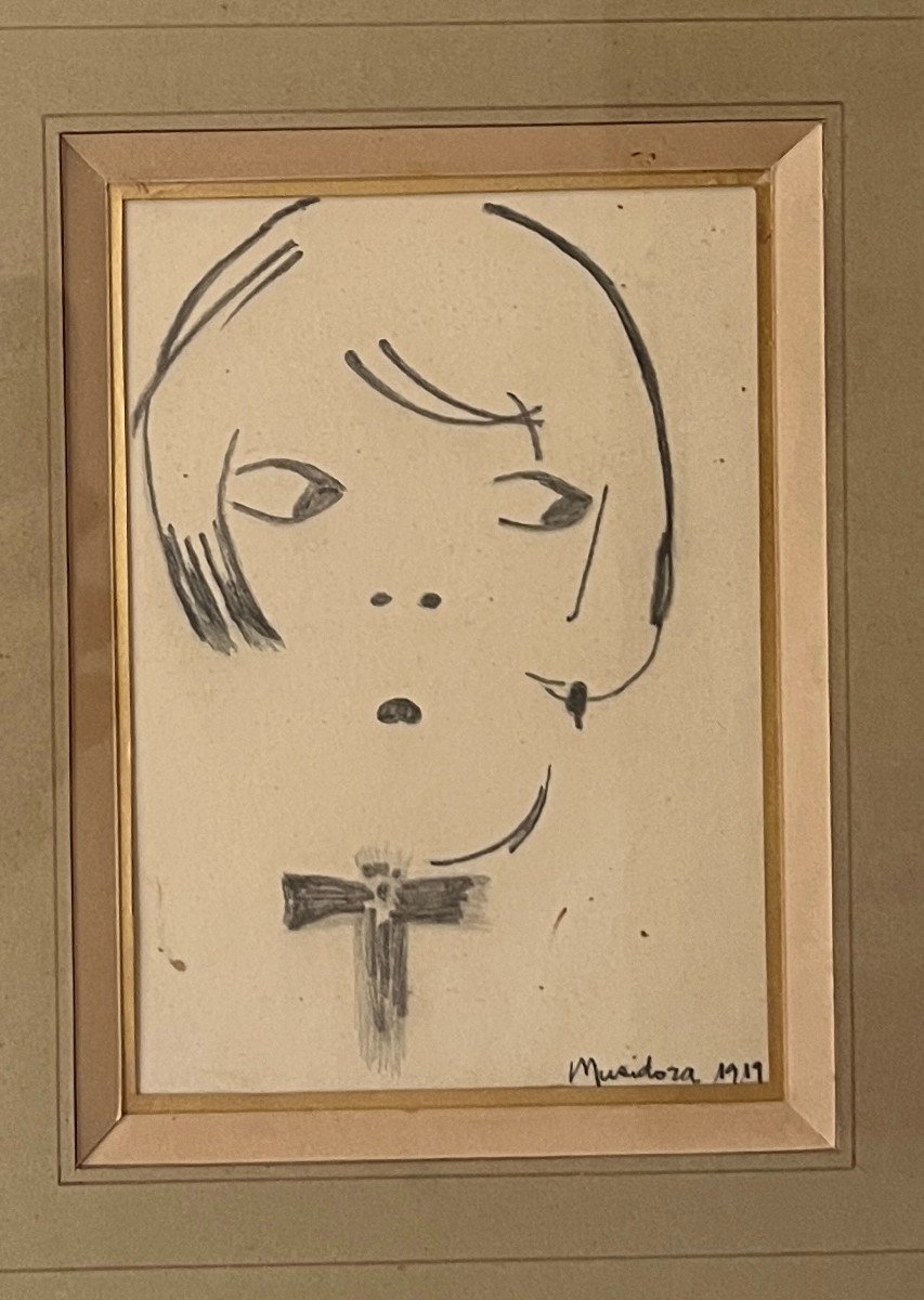 Jeanne Roques, Dite Musidora (1889-1957) - Self-portrait, 1919