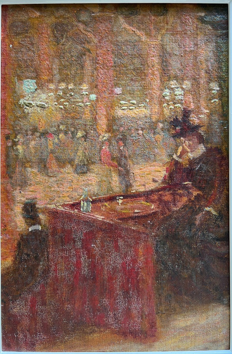 Ludovic Vall&eacute;e (1864-1939) - Le Bal Bullier, 1897