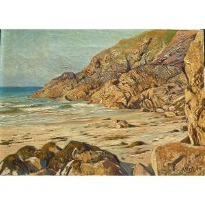 Prosper Henri Wirth (1869-1947) - Brittany Coast, 1912