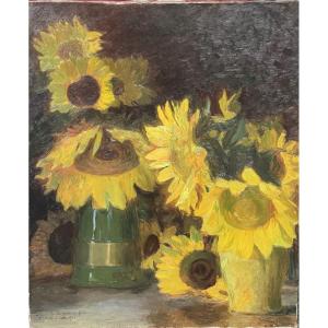 Charles Marie Dulac (1866-1898) - Tournesols, 1898