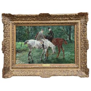 John Lewis Brown (1829-1890) - La rencontre, 1882