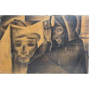 Belgian Symbolist School - Mater Dolorosa, Monogram Jl - 1937