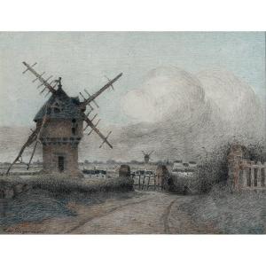 Ferdinand Loyen Du Puigaudeau (1864-1930) - The Mills Of Guérande