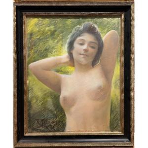 Raoul Trémolières (1860-1920), Bather (preparatory Study)