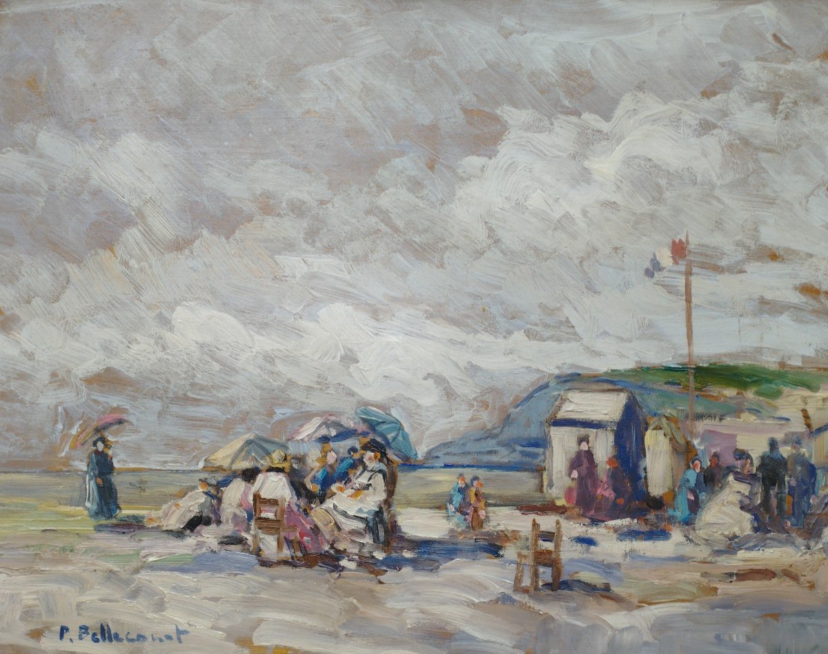 P. Bellecourt  Scènes De Plage 