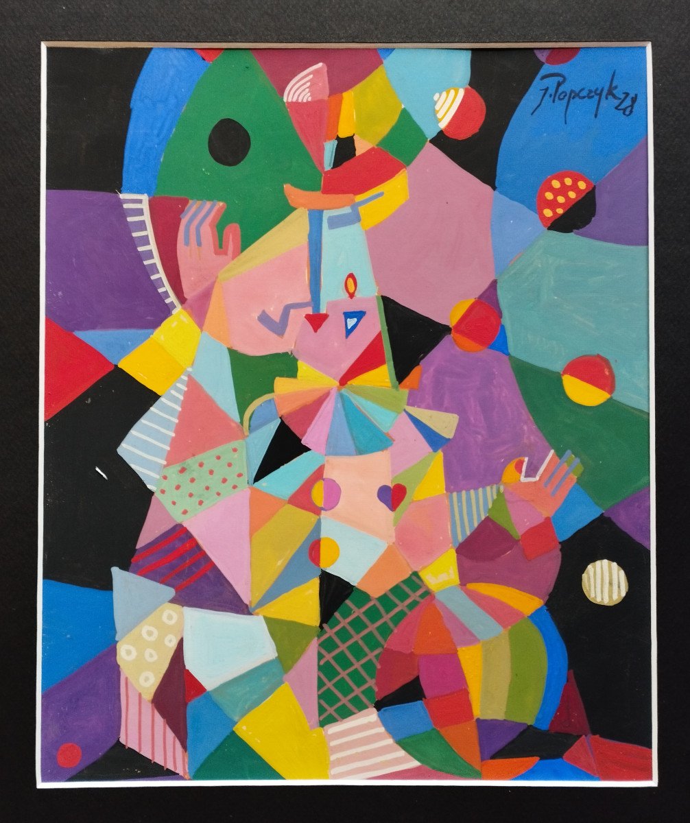 " jongleur " oeuvre cubiste de Joseph POPCZYK