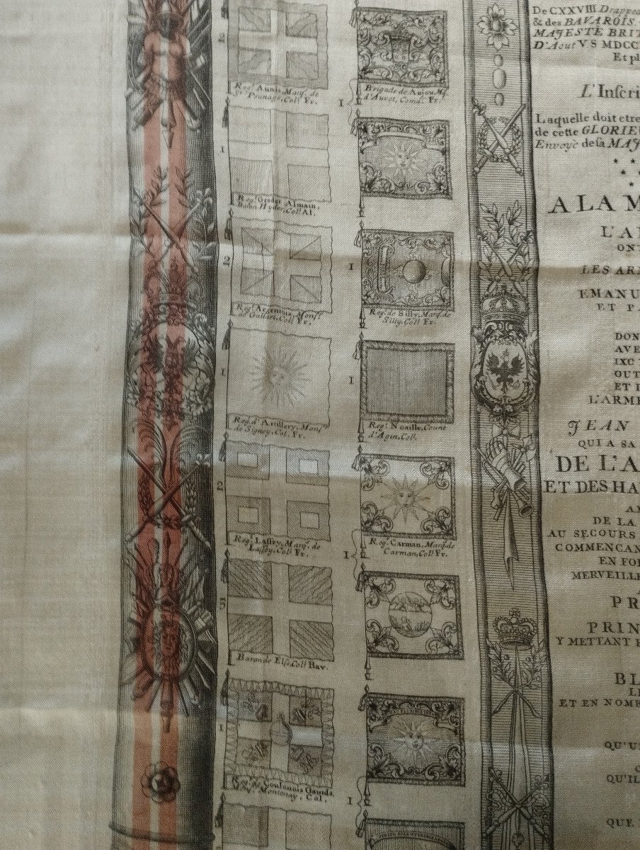 "the Glory Of The Confederate Armies" Printing On 18th Century Fabric-photo-1
