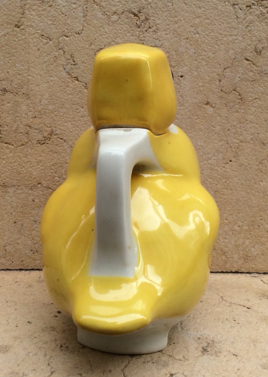 Porcelain “duck” Pitcher By édouard Marcel Sandoz, Limoges-photo-3