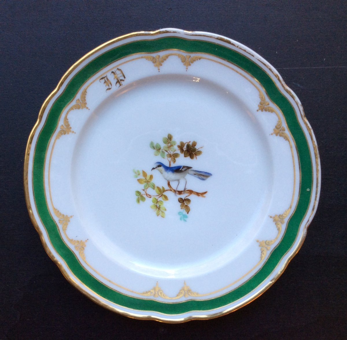 Lahoche Palais Royal Porcelain Plate XIX-photo-3